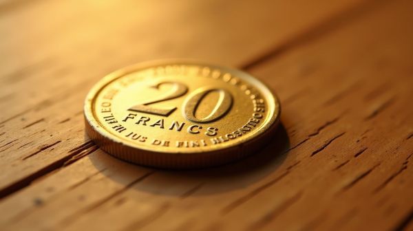 20 francs Tunisie or : valeur, prix et spécifications essentiels